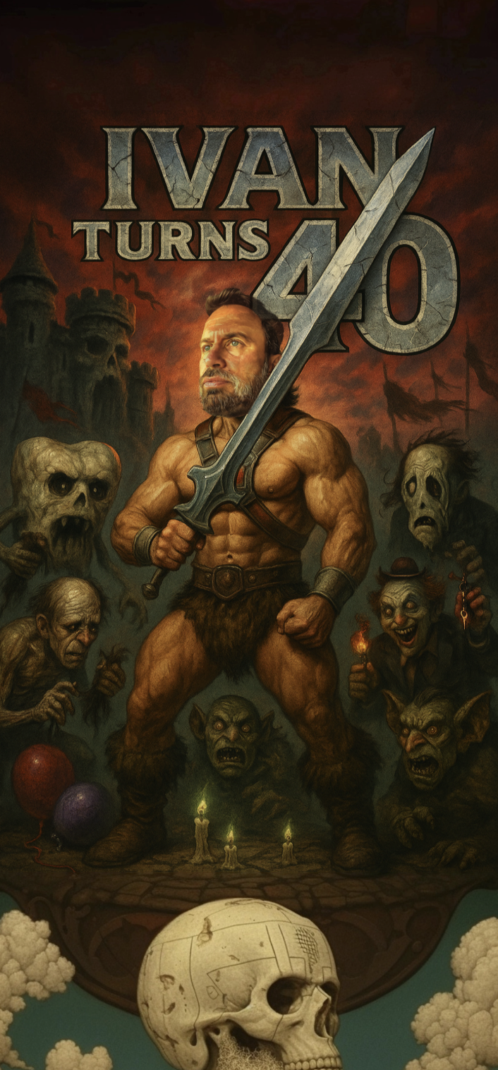 Birthday invitation card slice 1